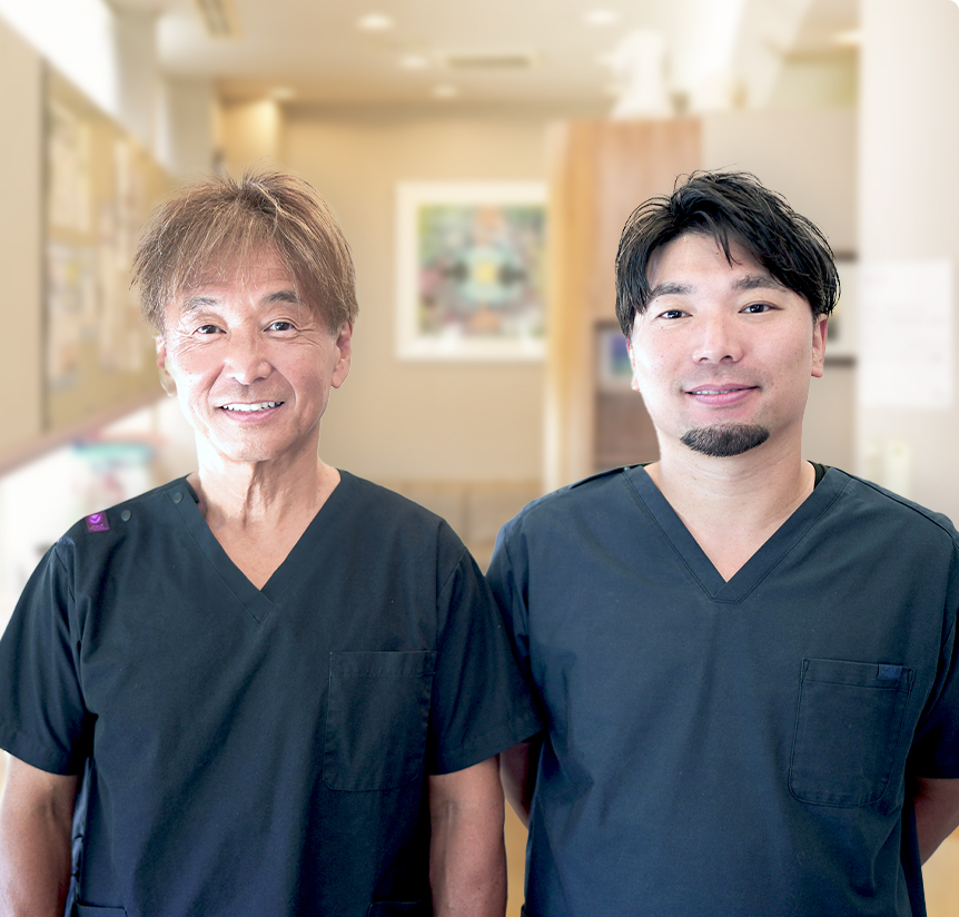 院長 西端 英典 副院長 西端 大祐